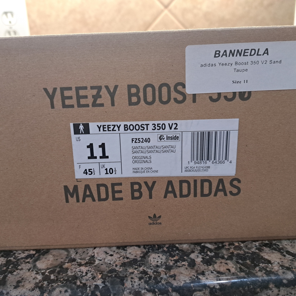 Adidas Yeezy Boost 350 V2 in Beige and Orange - Picture 2 of 9